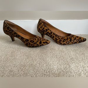 Clarks Leopard Kitten Heels